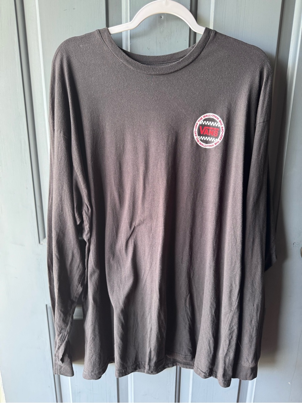 Vans Men's Long-Sleeve Crew Tee in Black